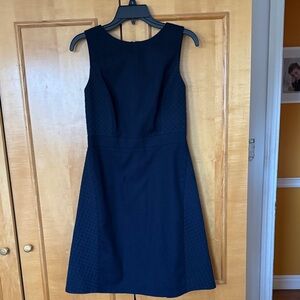 New J.Crew Size 4 100cotton navy Aline sleeveless dress🍀🍀